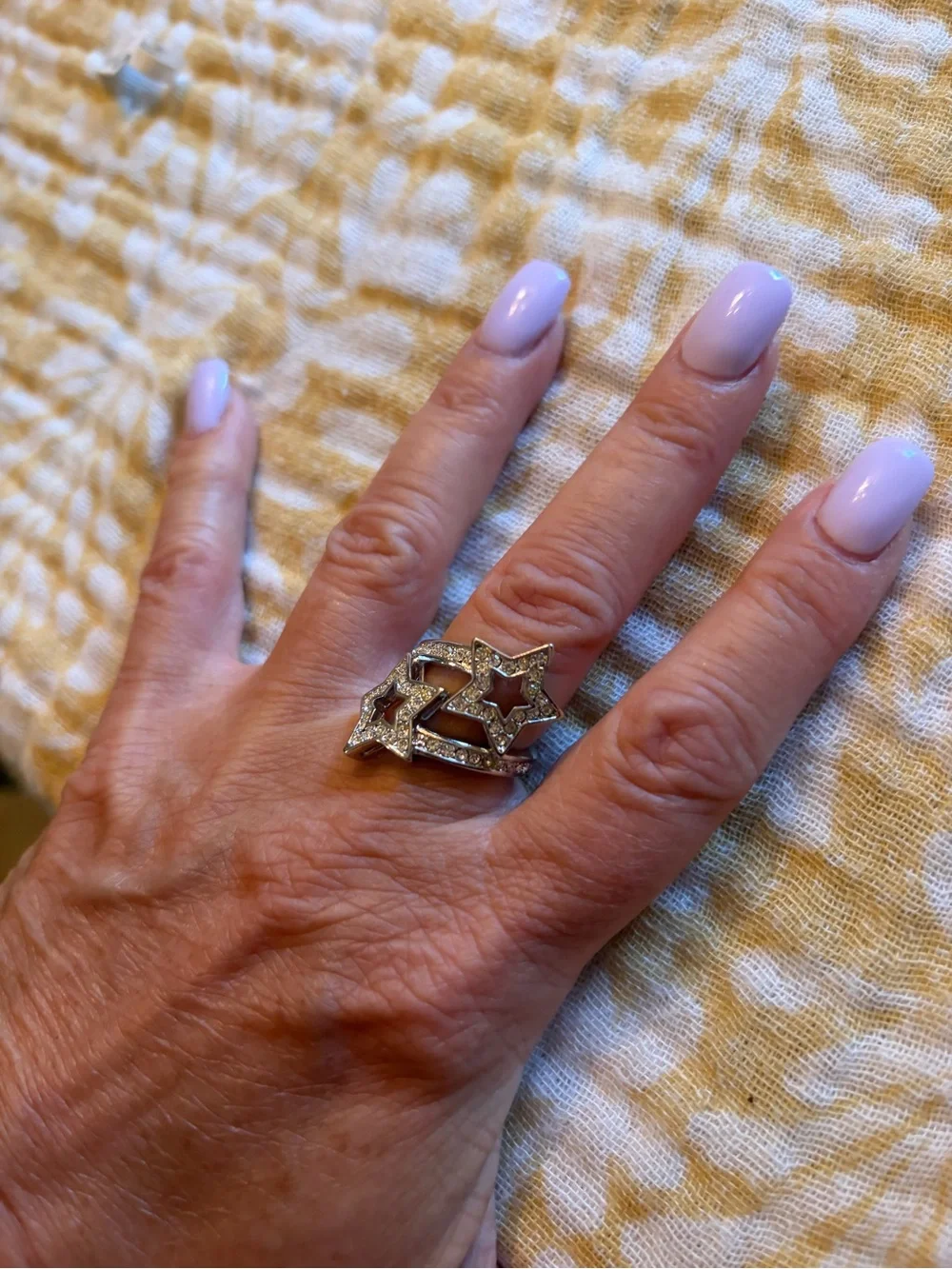 NWT Park Lane Size 6 Double Star Ring